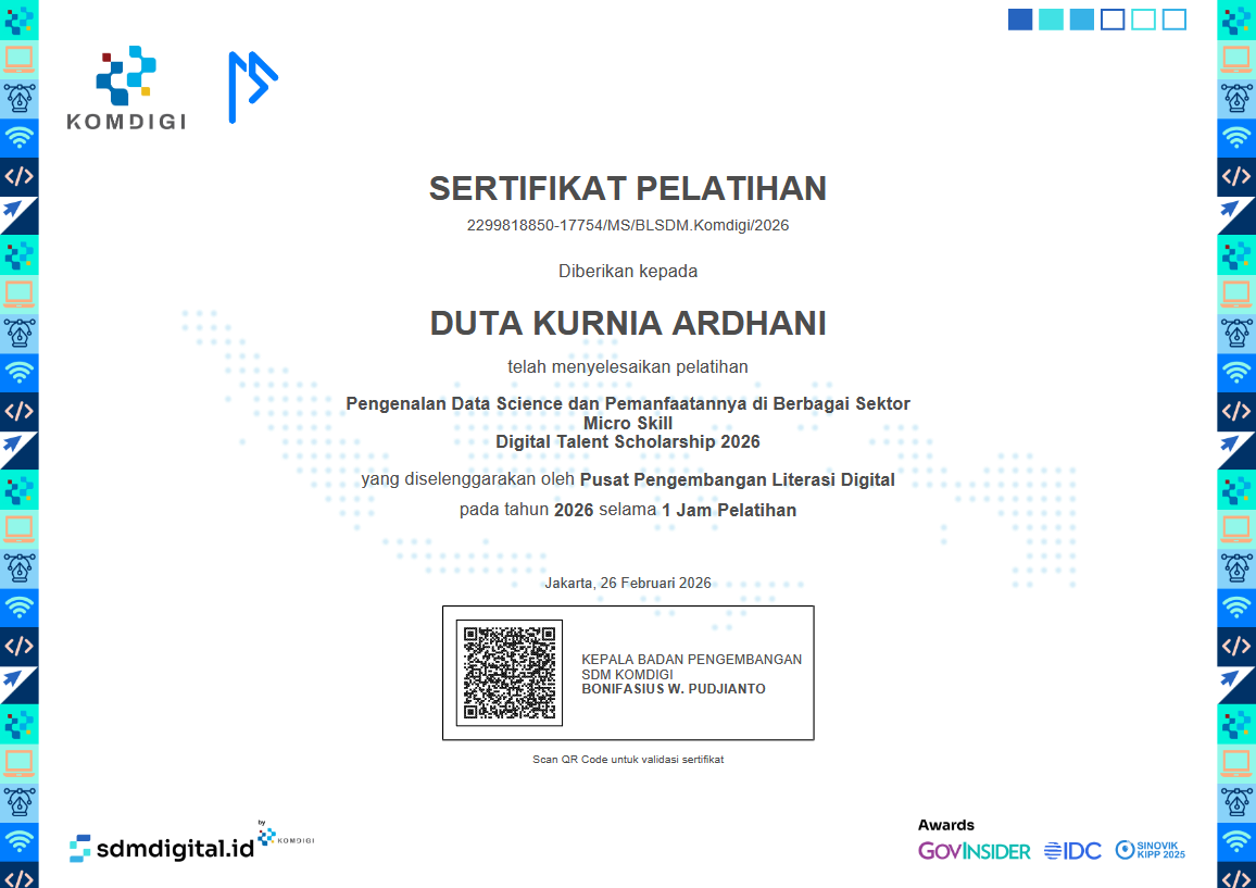 Pengenalan Data Science